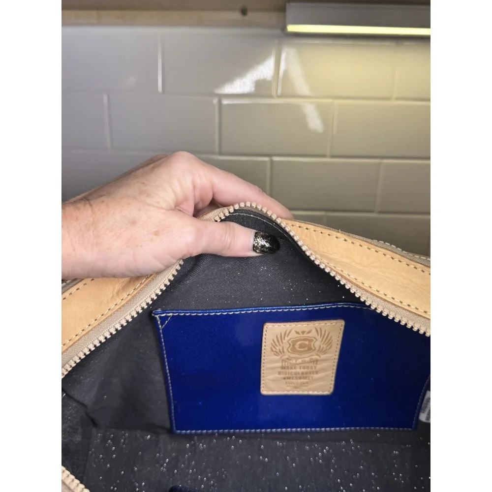 Consuela Inked Satchel New With Tags - Picture 11 of 15